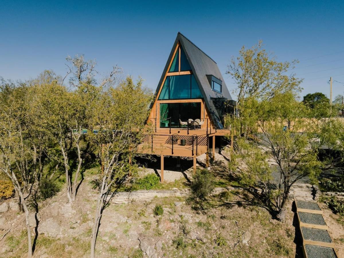 The Pedernales A-Frame Villa Fredericksburg Kültér fotó