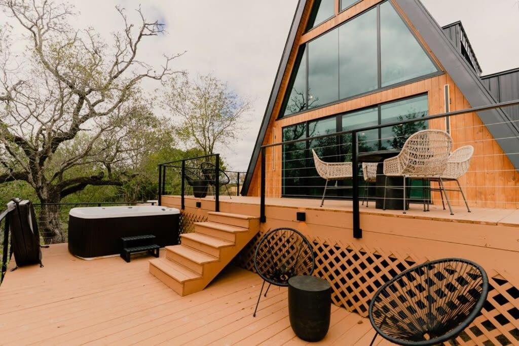 The Pedernales A-Frame Villa Fredericksburg Kültér fotó